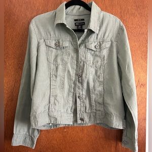 ✨Clearance✨ Green linen jacket